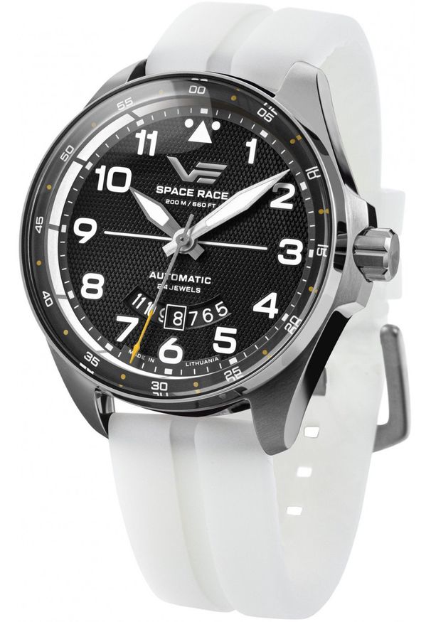 Zegarek męski Vostok Europe NH35A-325A745SW biały. Kolor: biały