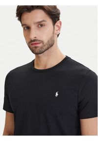 Polo Ralph Lauren T-Shirt 714844756006 Czarny Regular Fit. Typ kołnierza: polo. Kolor: czarny. Materiał: bawełna #3