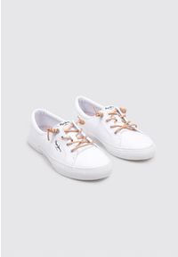 Buty damskie Pepe Jeans Kenton Block. Kolor: biały
