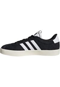 Adidas - Buty adidas Vl Court 3.0 U ID6279 czarne. Okazja: na co dzień. Zapięcie: sznurówki. Kolor: czarny. Materiał: syntetyk, zamsz, materiał, guma, skóra. Szerokość cholewki: normalna #3