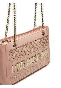 Love Moschino - LOVE MOSCHINO Torebka JC4000PP17LA0600 Czerwony. Kolor: czerwony. Materiał: skórzane #4