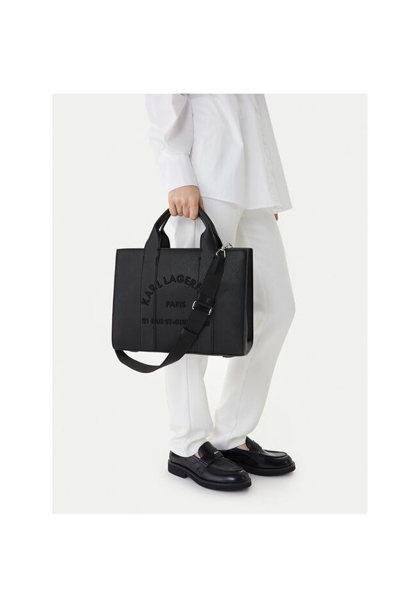 Karl Lagerfeld - Torebka KARL LAGERFELD. Kolor: czarny