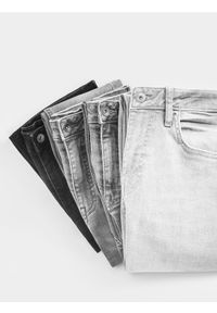 Reserved - Jeansy skinny z efektem sprania - czarny. Kolor: czarny