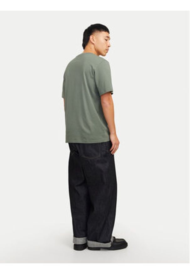 Jack & Jones - Jack&Jones T-Shirt Organic Basic 12156101 Zielony Standard Fit. Kolor: zielony. Materiał: bawełna