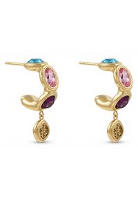 Kolczyki Guess. Materiał: złote. Kolor: złoty #1