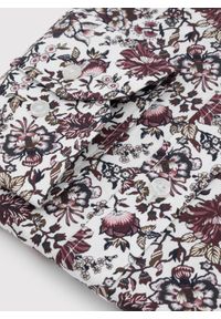 Pako Lorente - PAKO LORENTE – Biała koszula w kwiaty. Typ kołnierza: kołnierzyk klasyczny. Kolor: biały. Materiał: bawełna, elastan. Długość rękawa: długi rękaw. Długość: długie. Wzór: kwiaty. Styl: klasyczny #10