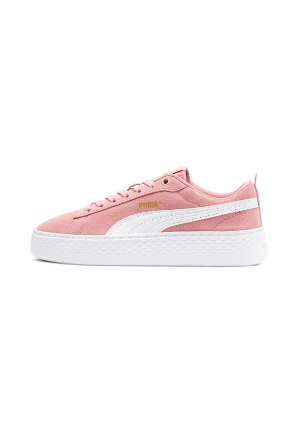 Puma - Buty sportowe Smash Platform Sd. Kolor: różowy. Obcas: na platformie