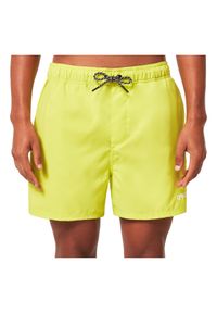 Krótkie Spodenki Męskie Oakley Beach Volley 16. Kolor: żółty. Długość: krótkie