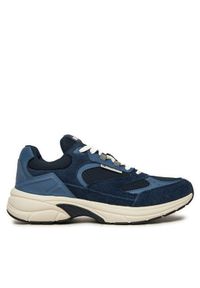 Tommy Jeans Sneakersy The Coney Suede EM0EM01501 Granatowy. Kolor: niebieski. Materiał: zamsz, skóra