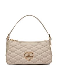 Love Moschino - LOVE MOSCHINO Torebka JC4139PP1IL1011A Beżowy. Kolor: beżowy. Materiał: skórzane