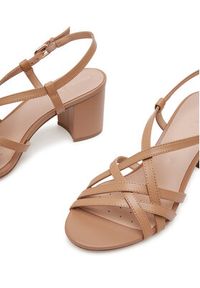 Geox Sandały D Virnilisa 65 S D55YZB 000TU C5000 Beżowy. Kolor: beżowy. Materiał: skóra #4