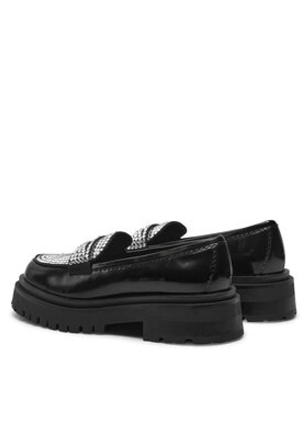Steve Madden Loafersy Longhaul SM11003448 Czarny. Kolor: czarny. Materiał: skóra