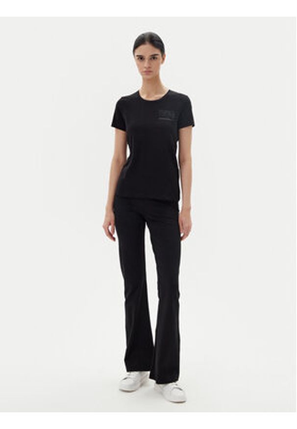 EA7 Emporio Armani T-Shirt 7W000492 AF10373 UC001 Czarny Regular Fit. Kolor: czarny. Materiał: bawełna