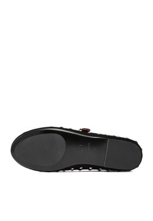 Eva Minge Baleriny EO-NALA-249060-51 Czarny. Kolor: czarny. Materiał: zamsz, skóra
