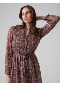 Vero Moda Sukienka codzienna Abby 10291789 Kolorowy Regular Fit. Okazja: na co dzień. Materiał: syntetyk. Wzór: kolorowy. Typ sukienki: proste. Styl: casual #5