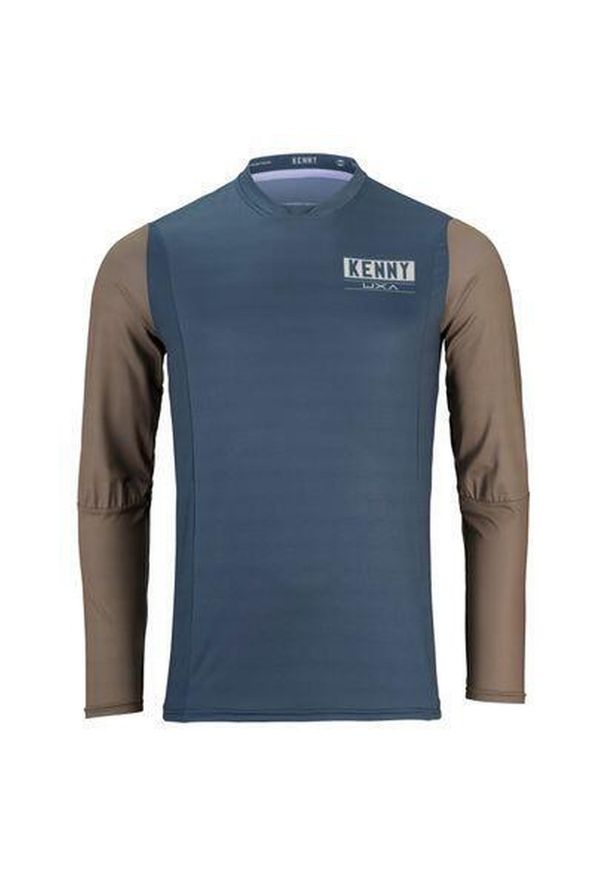KENNY - Koszulka z długim rękawem Kenny Charger. Kolor: wielokolorowy, niebieski, zielony. Długość rękawa: długi rękaw. Długość: długie. Sport: kolarstwo