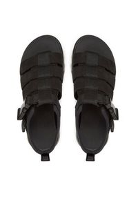 Ugg Sandały W Cora 1152698 Czarny. Kolor: czarny. Materiał: skóra, nubuk