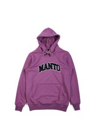 Bluza męska MANTO Varsity. Kolor: fioletowy #1