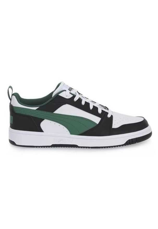 Buty do chodzenia męskie Puma 23 Rebound V6 Low. Kolor: biały. Materiał: materiał, syntetyk. Szerokość cholewki: normalna. Sport: turystyka piesza