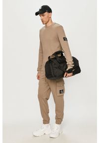 Calvin Klein Jeans - Spodnie. Okazja: na co dzień. Kolor: szary. Styl: casual #3