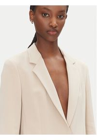 BOSS Marynarka Jocaluah 50490053 Beżowy Regular Fit. Kolor: beżowy. Materiał: syntetyk