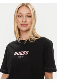 Guess T-Shirt Natalia V4GI11 JA914 Czarny Boxy Fit. Kolor: czarny. Materiał: bawełna #3