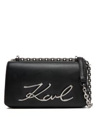 Karl Lagerfeld - KARL LAGERFELD Torebka B1W30046 Czarny. Kolor: czarny. Materiał: skórzane #1