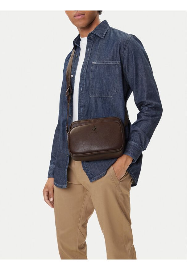 Beverly Hills Polo Club Torebka C-BHPC-L-012-08 Brązowy. Kolor: brązowy. Materiał: materiał