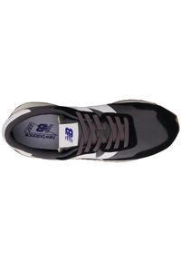 Buty New Balance MS237GA – czarne. Okazja: na co dzień. Kolor: czarny. Materiał: skóra, zamsz, materiał, guma. Szerokość cholewki: normalna #5