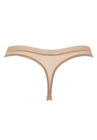 Gossard Stringi 6276 Beżowy. Kolor: beżowy. Materiał: syntetyk