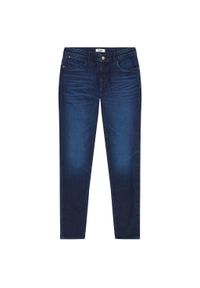 Wrangler - WRANGLER DAMSKIE SPODNIE JEANSOWE HIGH SKINNY SOLSTICE BLUE 112358235 W27H018359