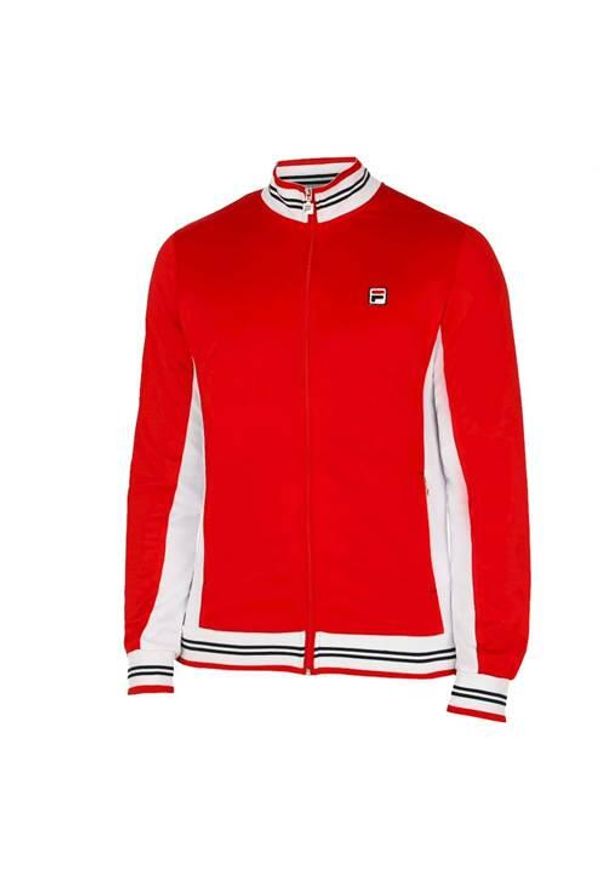 Bluza sportowa męska Fila Functional Classic Retrolook. Kolor: czerwony