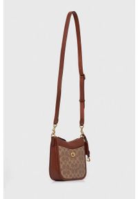 Coach torebka Chaise Crossbody 19 kolor brązowy. Kolor: brązowy. Dodatki: z breloczkiem #6