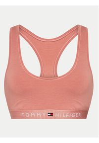 TOMMY HILFIGER - Tommy Hilfiger Biustonosz top UW0UW04143 Różowy. Kolor: różowy. Materiał: bawełna #5