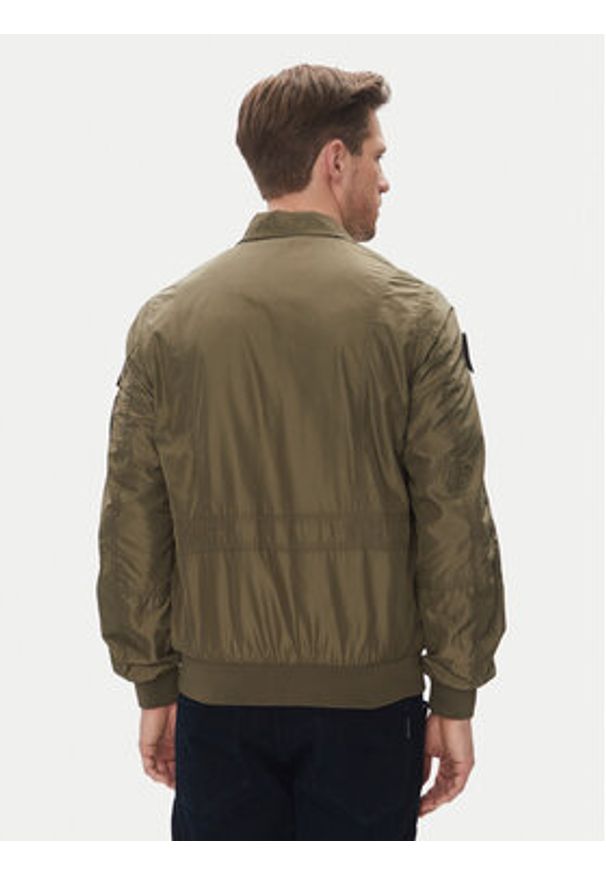Aeronautica Militare Kurtka przejściowa 251AB2071CT3081 Khaki Regular Fit. Kolor: brązowy. Materiał: syntetyk