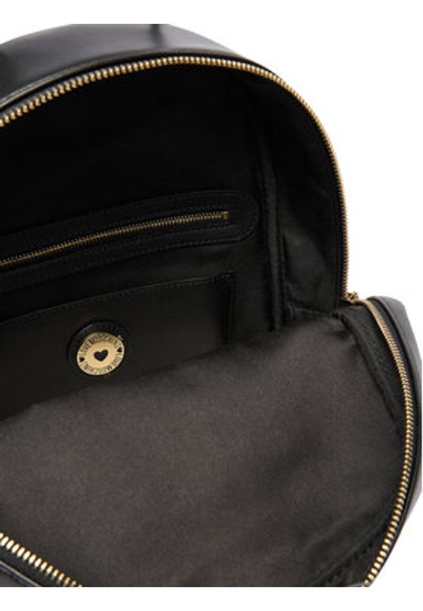 Love Moschino - LOVE MOSCHINO Plecak JC4036PP1OLJ0000 Czarny. Kolor: czarny. Materiał: skóra