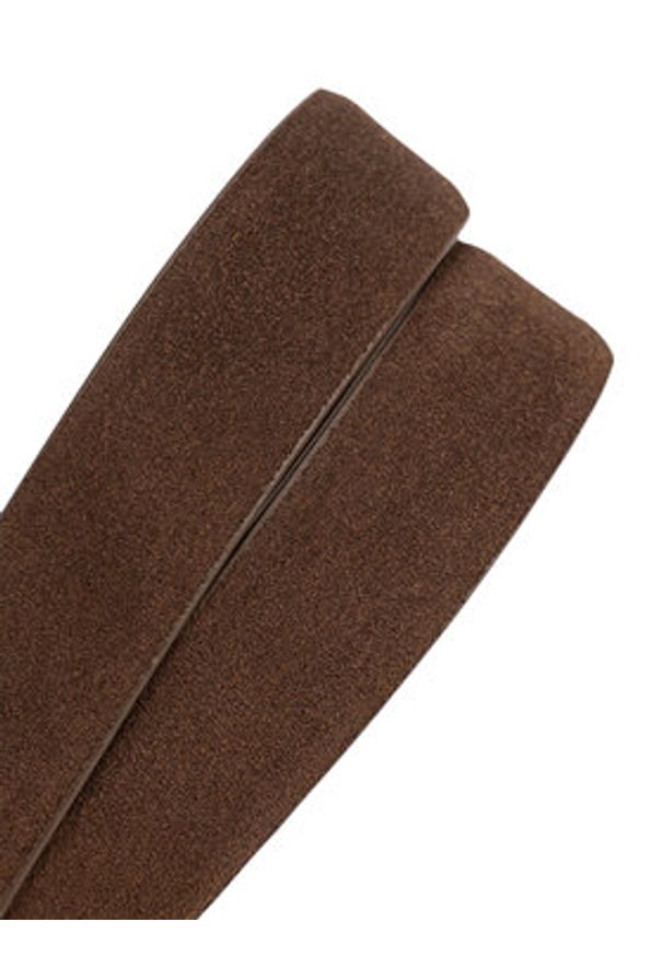 Gino Rossi Pasek Damski BLYL24001-1 Brązowy. Kolor: brązowy. Materiał: skóra, zamsz
