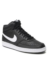Buty Nike Court Vision Mid Nn M DN3577-001 czarne. Kolor: czarny. Materiał: materiał, syntetyk, skóra. Szerokość cholewki: normalna. Model: Nike Court #3