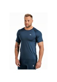 ROUGH RADICAL - Koszulka fitness szybkoschnąca męska Rough Radical Vital Zip. Kolor: zielony, niebieski, wielokolorowy. Sport: fitness #1