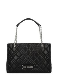 Love Moschino - LOVE MOSCHINO Torebka JC4145PP1MLA000B Czarny. Kolor: czarny. Materiał: skórzane