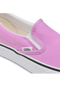 Vans Tenisówki Classic Slip-On VN0A33TB3SQ1 Fioletowy. Zapięcie: bez zapięcia. Kolor: fioletowy. Materiał: materiał