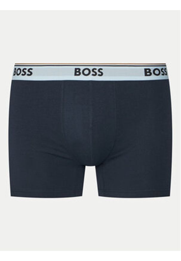 BOSS Komplet 3 par bokserek 50531691 Granatowy. Kolor: niebieski. Materiał: bawełna