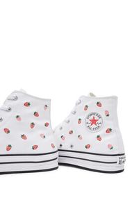 Converse Trampki Chuck Taylor Eva Lift Platform A14925C Biały. Kolor: biały. Materiał: materiał. Obcas: na platformie
