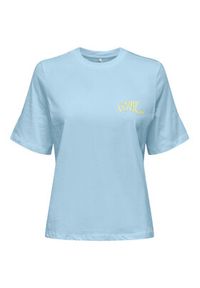 only - ONLY T-Shirt 15295382 Niebieski Regular Fit. Kolor: niebieski. Materiał: bawełna