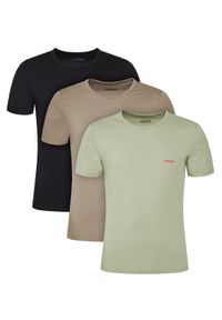 Hugo - HUGO Komplet 3 t-shirtów 50532811 Kolorowy Regular Fit. Materiał: bawełna. Wzór: kolorowy