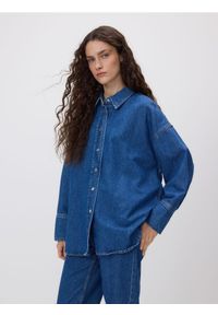 Reserved - Jeansowa koszula - niebieski. Kolor: niebieski. Materiał: jeans