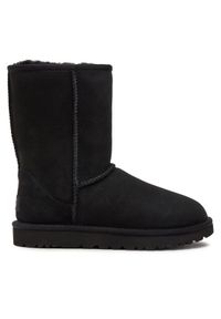 Ugg Śniegowce W Classic Short II 1016223 Czarny. Kolor: czarny. Materiał: skóra #1