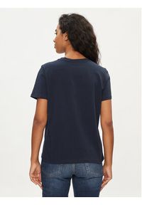 Pieces T-Shirt 17121020 Granatowy Regular Fit. Kolor: niebieski. Materiał: bawełna #6