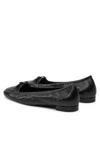 Stuart Weitzman Baleriny Tully Loafer SI484 Czarny. Kolor: czarny. Materiał: skóra