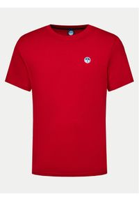 North Sails T-Shirt Bollo 692970 Czerwony Regular Fit. Kolor: czerwony. Materiał: bawełna #1